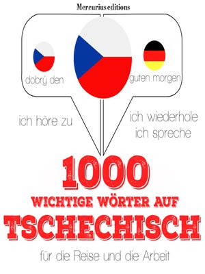 cover image of 1000 wichtige Wörter auf Tschechisch für die Reise und die Arbeit